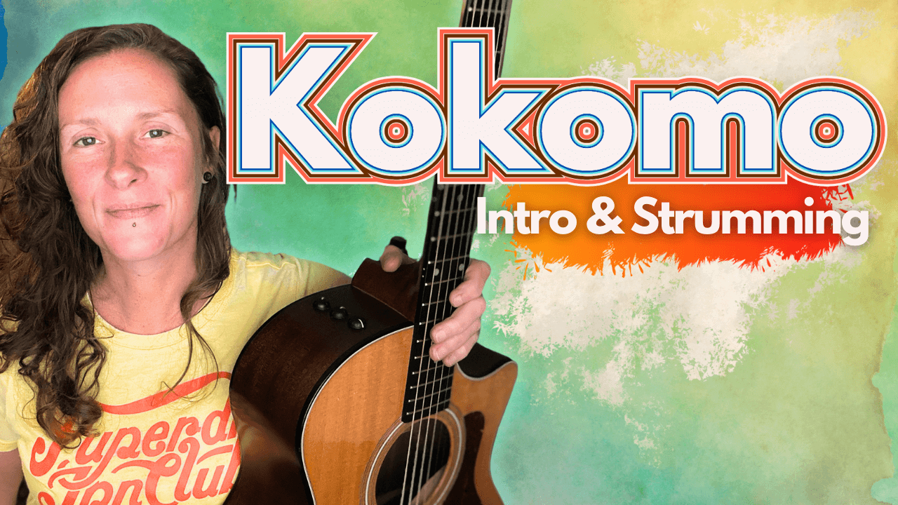 KOKOMO by The Beach Boys (percussive and chord strumming) – Song Lessons