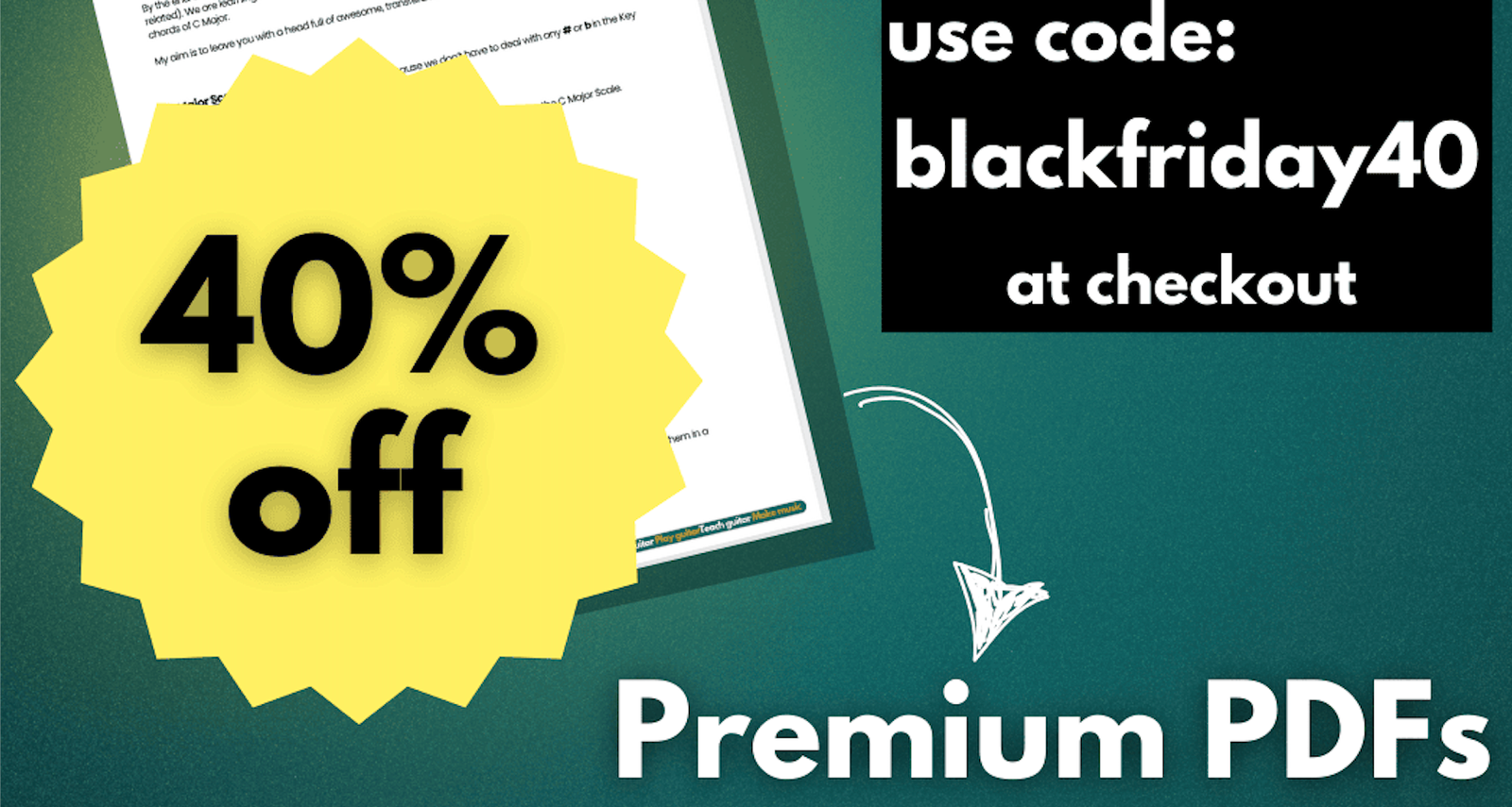 Black Friday Sale 40% OFF |  Premium PDFs