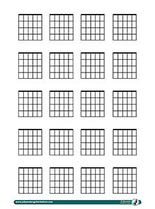 Blank Guitar Chord Boxes PDF