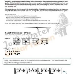 Easy Christmas Strumming: 5 Songs for a Cozy Night In PDF