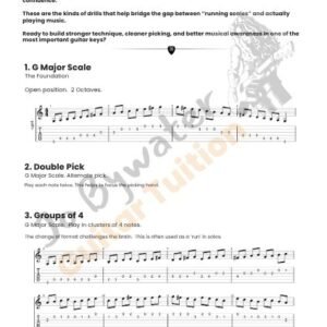 One Scale.  5 Drills.  Better Playing PDF