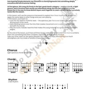 Summer Breeze Style — Techniques, Licks, Melodies & Rhythms PDF
