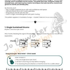 Guitar Strumming: 4 Techniques to Instantly Improve Yours PDF